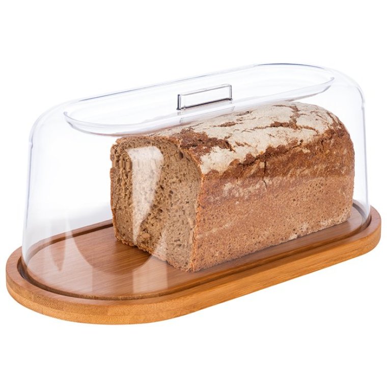 Tablett Bambus mit Haube 28 x 14 cm H: 11,5