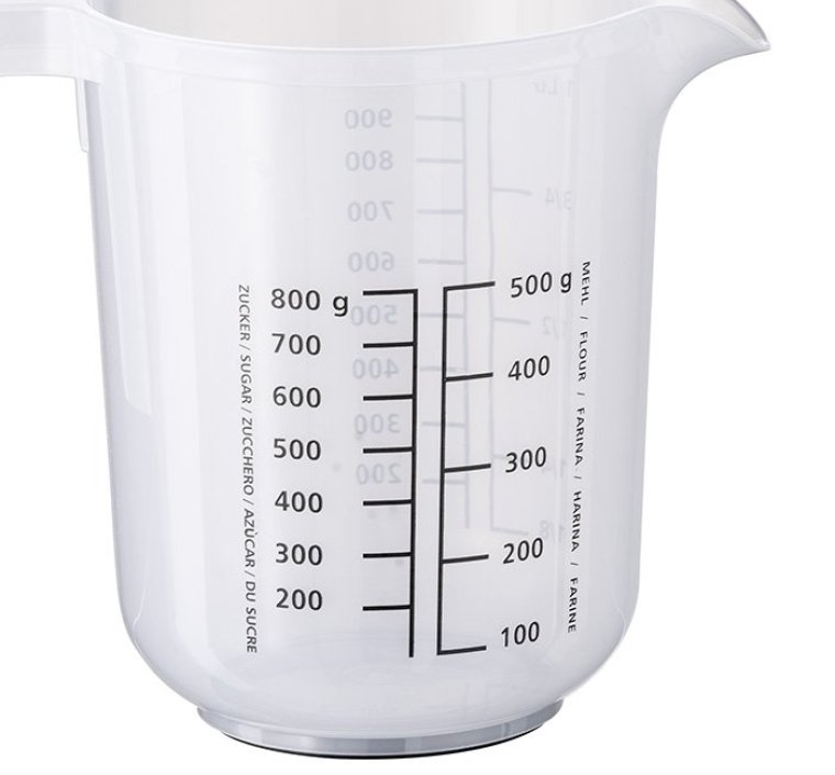 Messbecher und Rührbecher mit Deckel 1,0 l