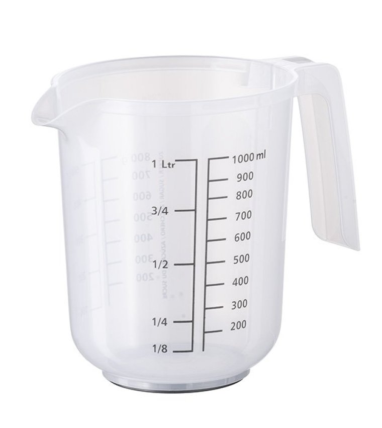 Messbecher und Rührbecher mit Deckel 1,0 l