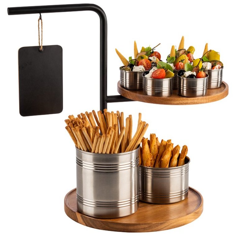 Etagère IRON zweistufig 470 x 300 mm