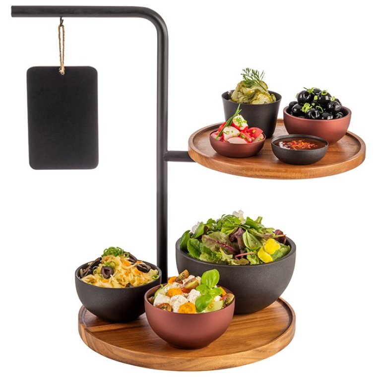 Etagère IRON zweistufig 470 x 300 mm