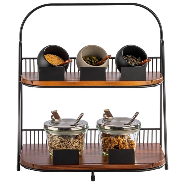 Etagère zweistufig 355 x 210 mm