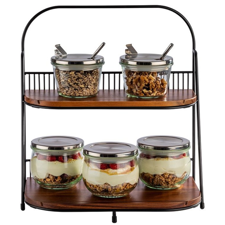 Etagère zweistufig 355 x 210 mm