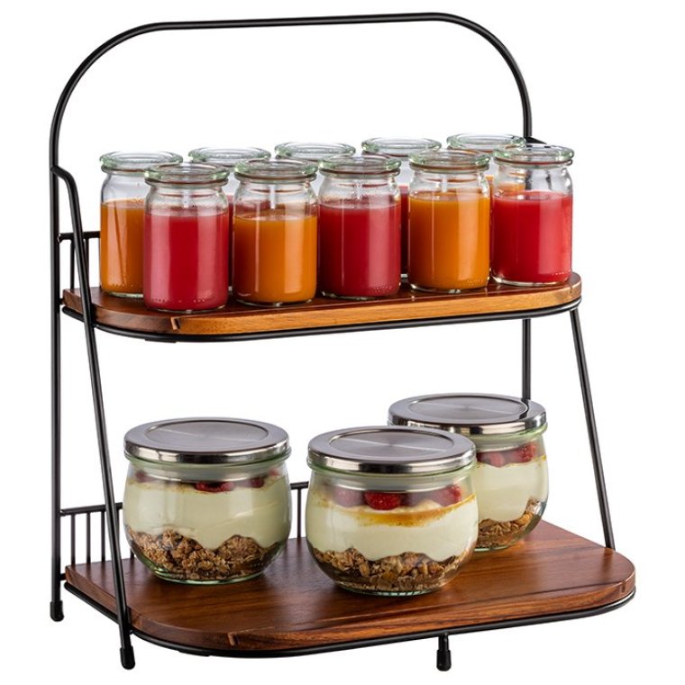 Etagère zweistufig 355 x 210 mm