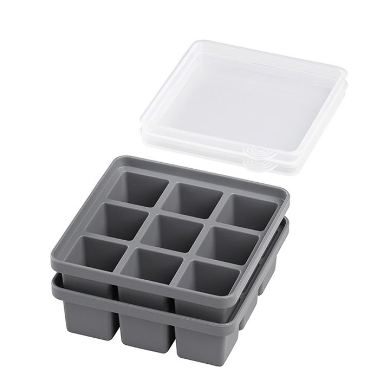 Eiswürfelform mit Deckel 15,5 x cm 2er Set