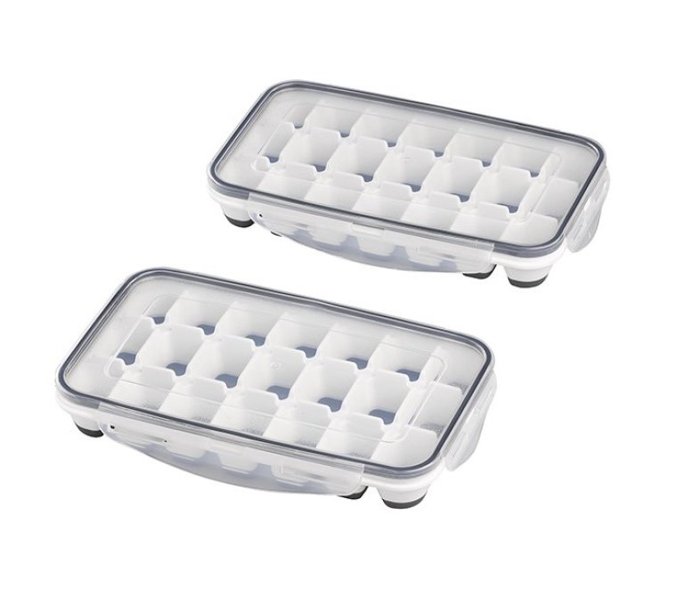 Eiswürfelform mit Deckel 25 x 15 cm 2er Set
