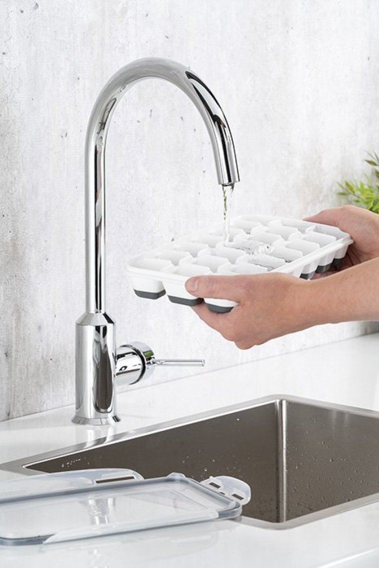 Eiswürfelform mit Deckel 25 x 15 cm 2er Set