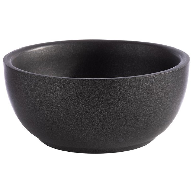 Schale LEVANTE doppelwandig Ø 9,5 cm grey black Edelstahl