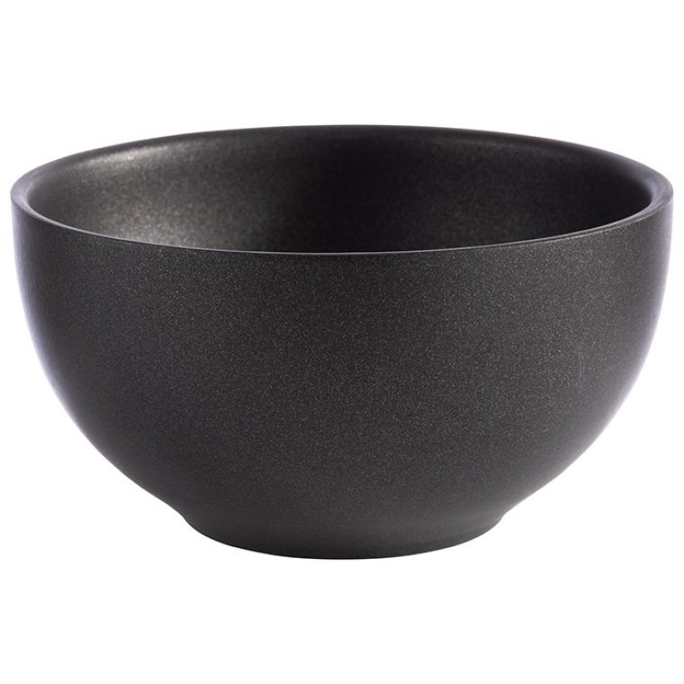 Schale LEVANTE doppelwandig Ø 12 cm grey black Edelstahl