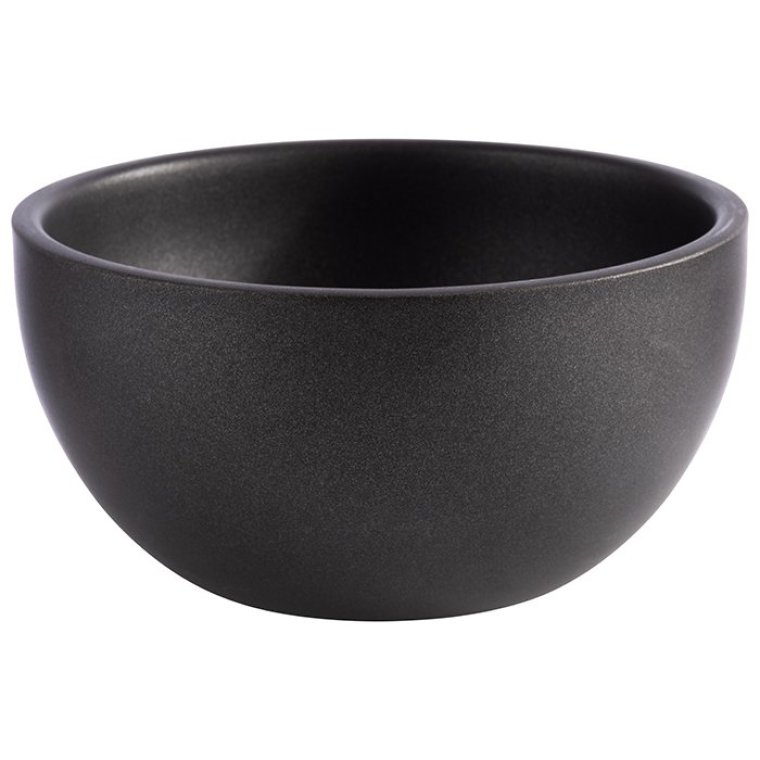 Schale LEVANTE doppelwandig Ø 17 cm grey black Edelstahl