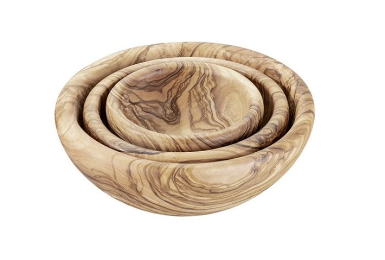 Schale OLIVE Ø 10 cm H: 4 Braun,