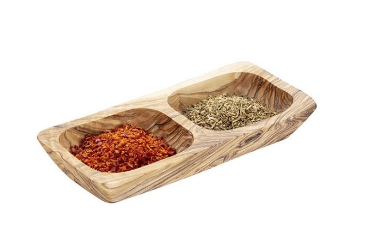 Schale OLIVE 17,5 x 8,5 cm H: 2,5 Braun,