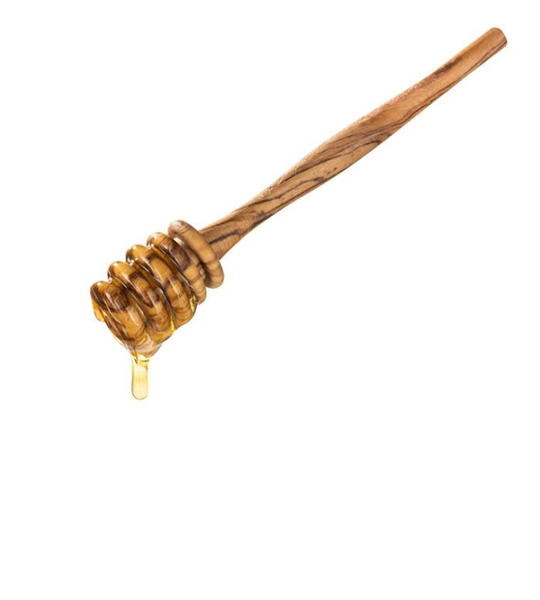Höniglöffel OLIVE L: 15 cm Braun,