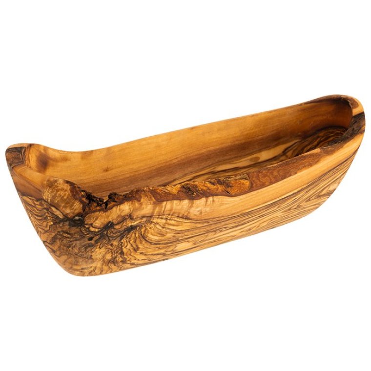 Schale OLIVE 25 x 8,5 cm H: 7,5 Braun,