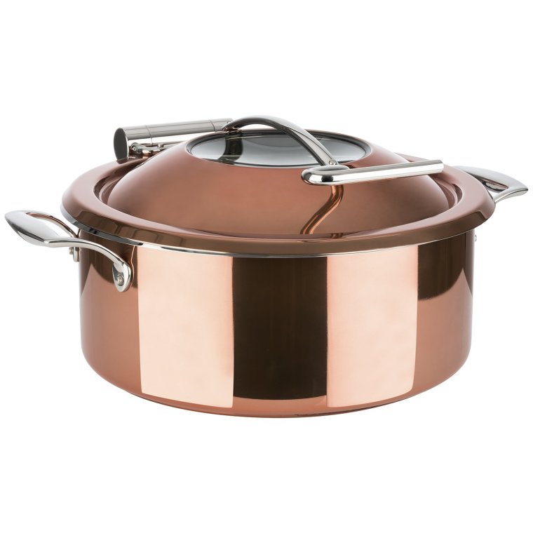 Chafing Dish Ø 30,5 cm H: 17,5 copper