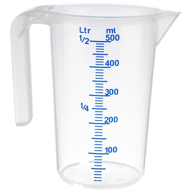 Messbecher STACKABLE Ø 9 cm H: 14 0,5 l