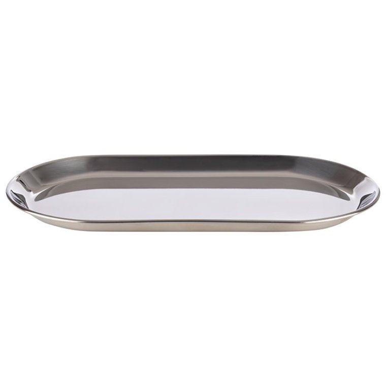 Tablett 30 x 15,5 cm Edelstahl