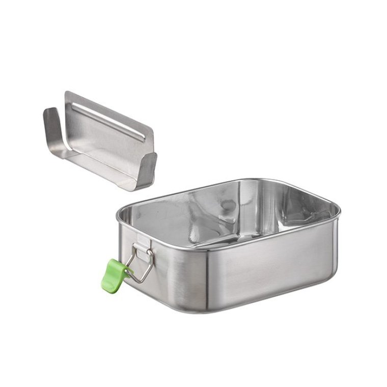 Lunchbox M Edelstahl 18,5 x 13,5 cm