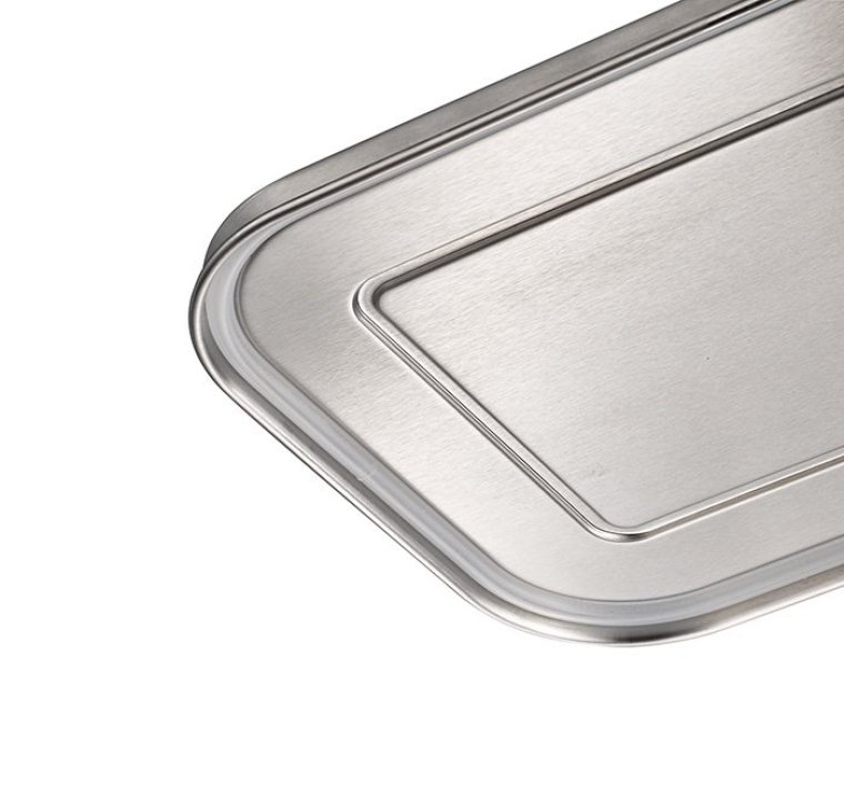Lunchbox M Edelstahl 18,5 x 13,5 cm