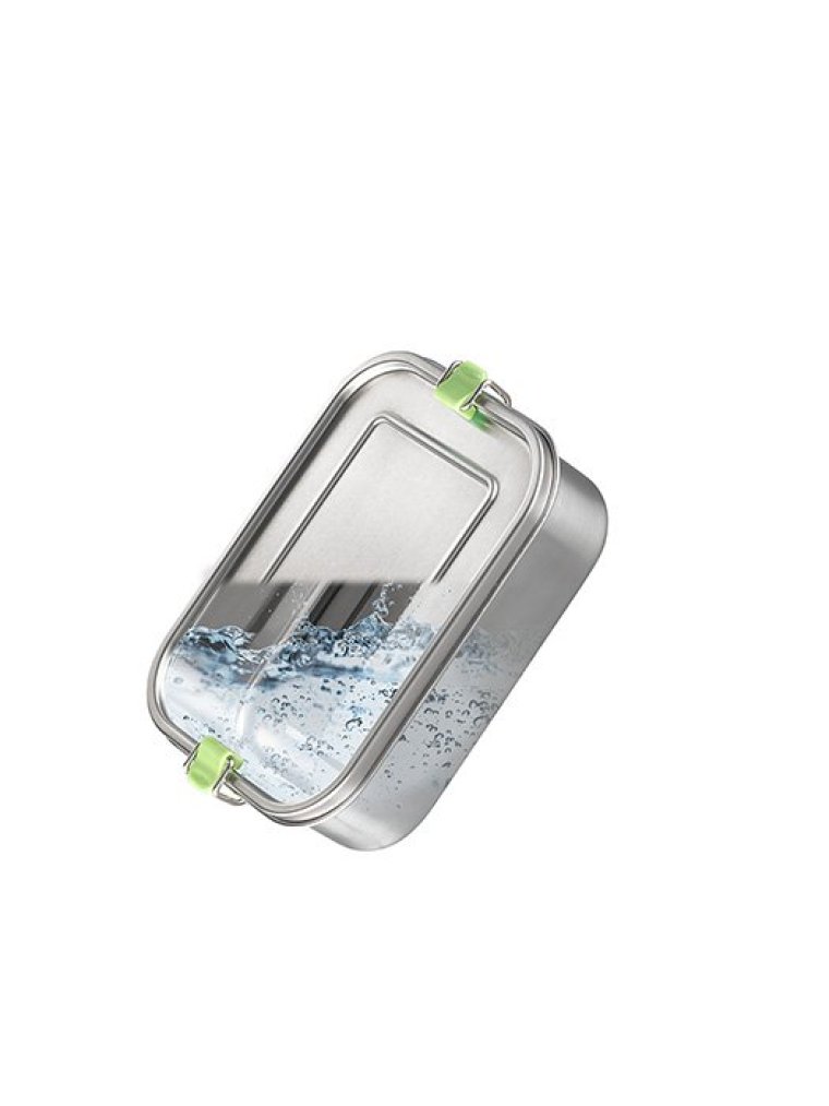 Lunchbox M Edelstahl 18,5 x 13,5 cm