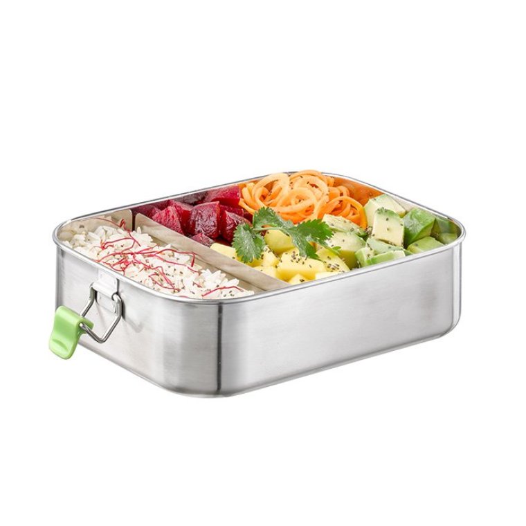 Lunchbox XL Edelstahl 22,5 x 16,5 cm