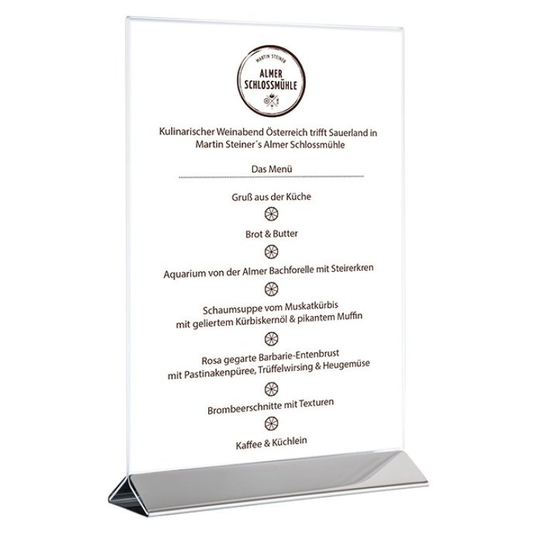 Kartenhalter für DIN A6 105 x 70 mm