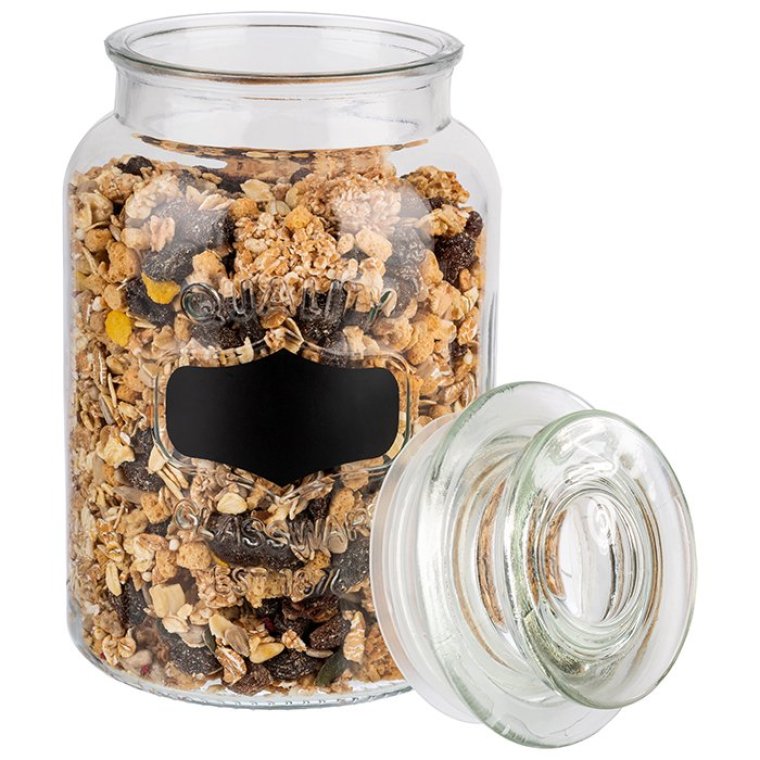 Vorratsglas mit Glasdeckel 1,2 l