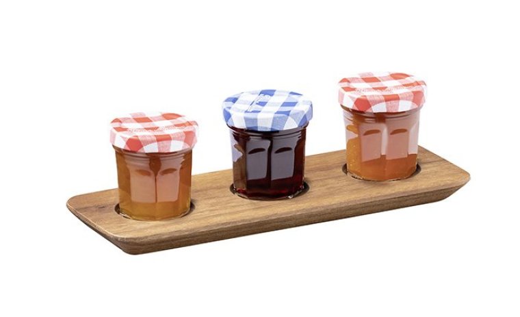 Servierbrett NARROW mit 3 Absätzen