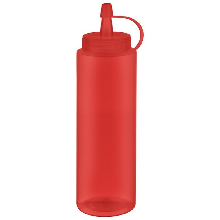 Quetschflasche 260 ml rot 6er Pack