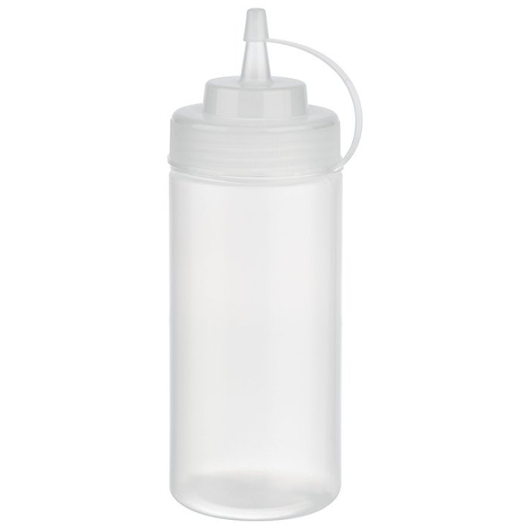 Quetschflasche 490 ml transparent 6er Pack