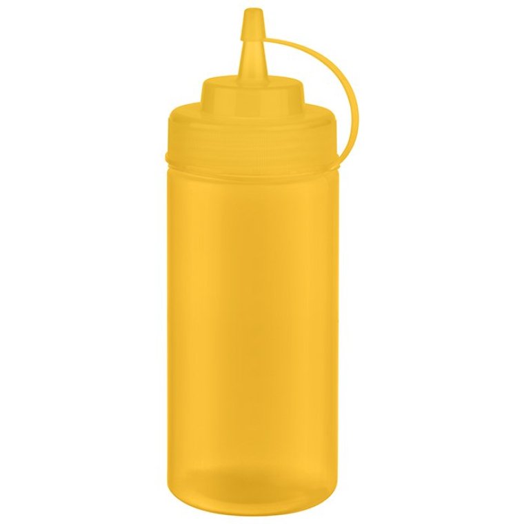 Quetschflasche 490 ml gelb 6er Pack