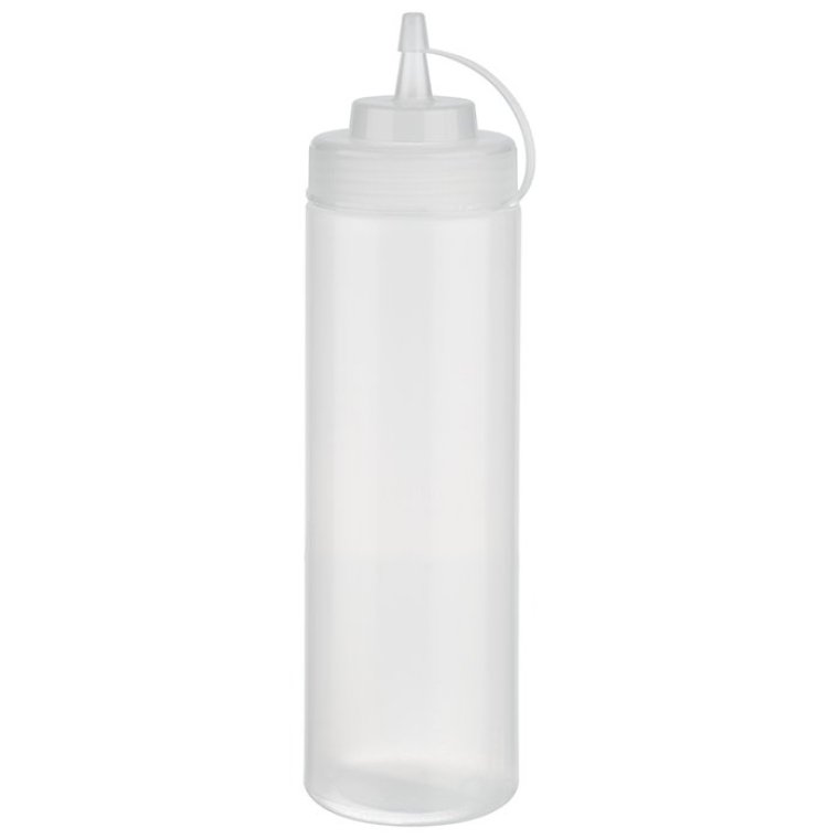 Quetschflasche 760 ml transparent 6er Pack