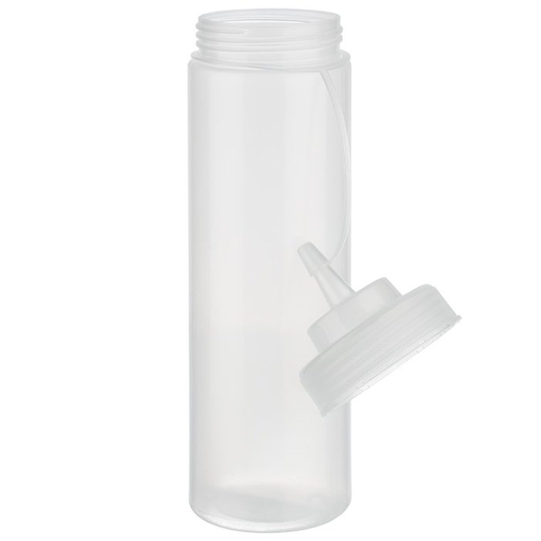 Quetschflasche 760 ml transparent 6er Pack