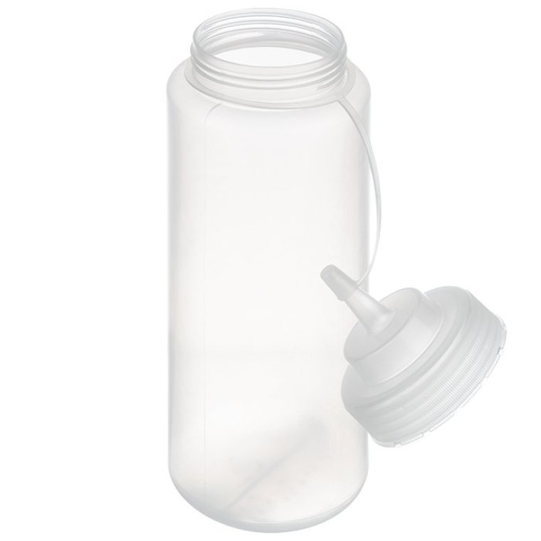 Quetschflasche 1.025 ml transparent