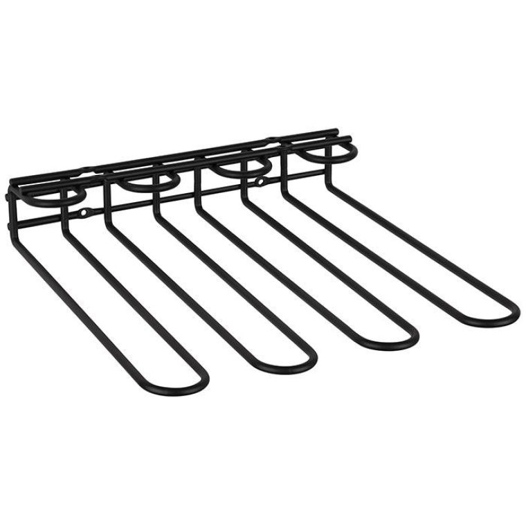 Gläserschiene schwarz für 12 Gläser 320 x 295 mm