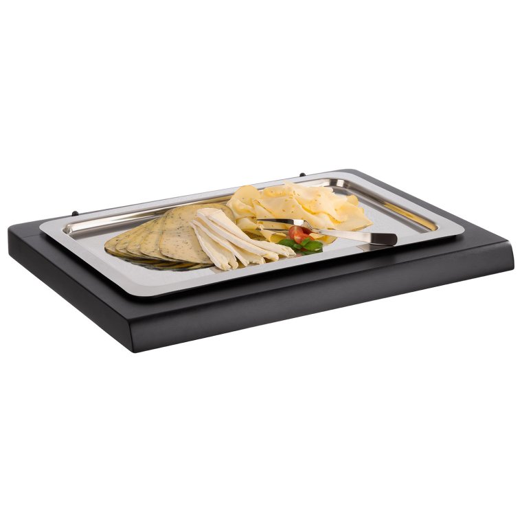 Buffetvitrine TOP FRESH schwarz 600 x 410 mm GN 1/1