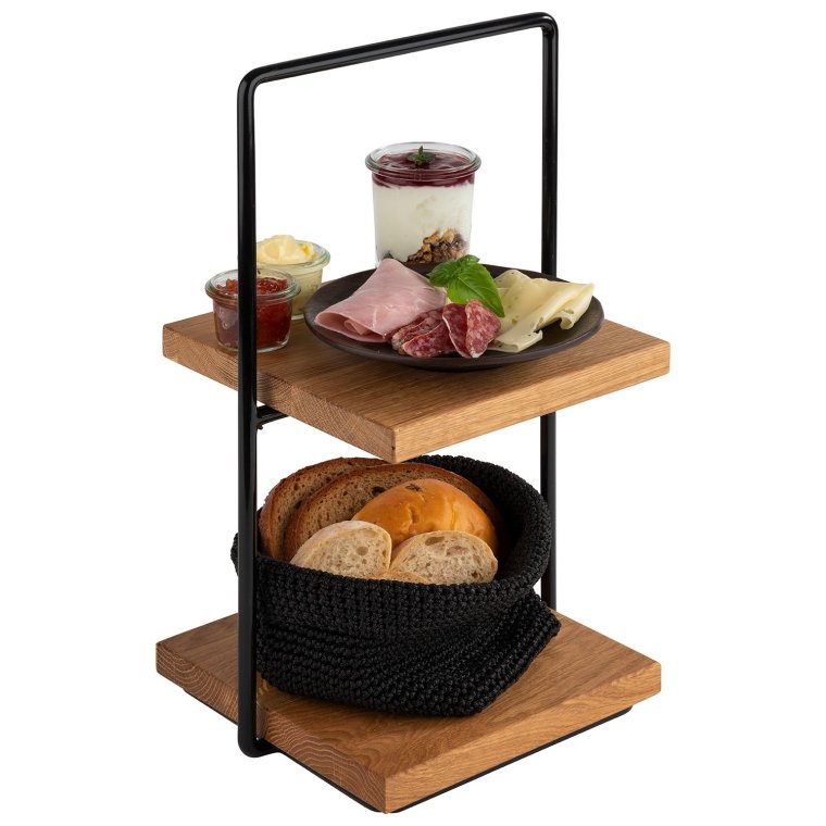 Etagere PERFECTO SMALL zweistufig 230 x 200 mm
