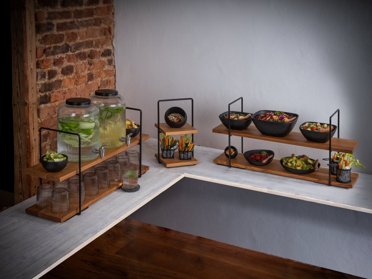 Etagere PERFECTO SMALL zweistufig 230 x 200 mm