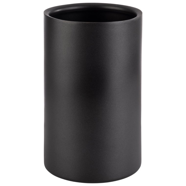 Flaschenkühler schwarz 120 x mm Edelstahl