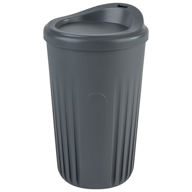 Mehrwegbecher TO GO anthrazit 85 x mm