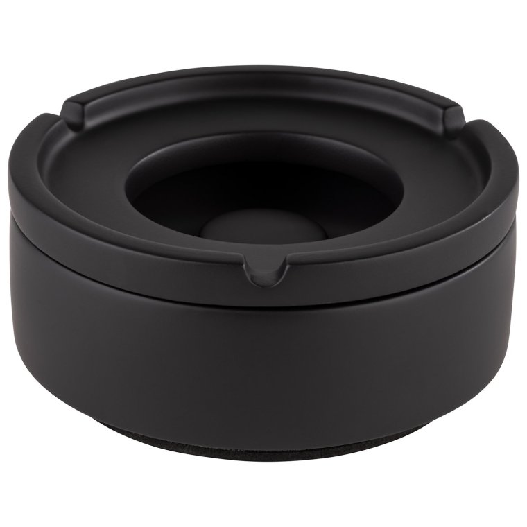 Windaschenbecher ELEMENT schwarz Ø 10,5 cm, H: 5 cm
