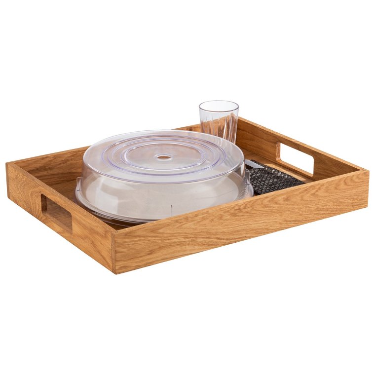 Serviertablett 45 x 35 cm, H: 6 cm