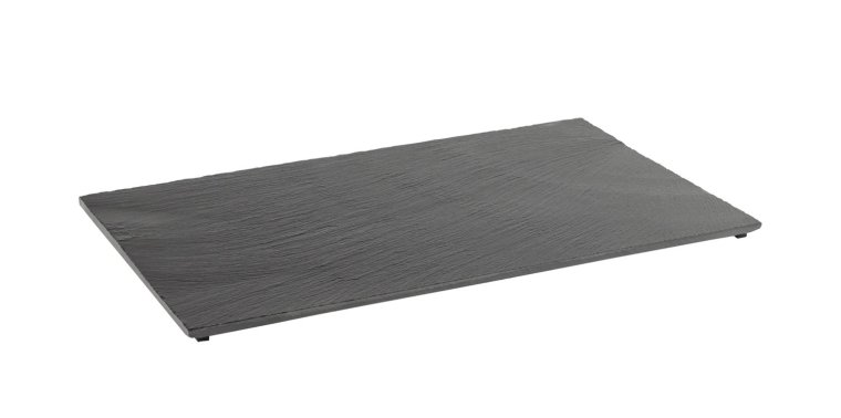 GN 1/1 Naturschieferplatte 53 x 32,5 cm Schwarz