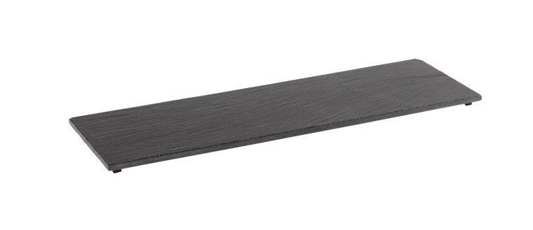 GN 2/4 Naturschieferplatte 53 x 16,2 cm Schwarz