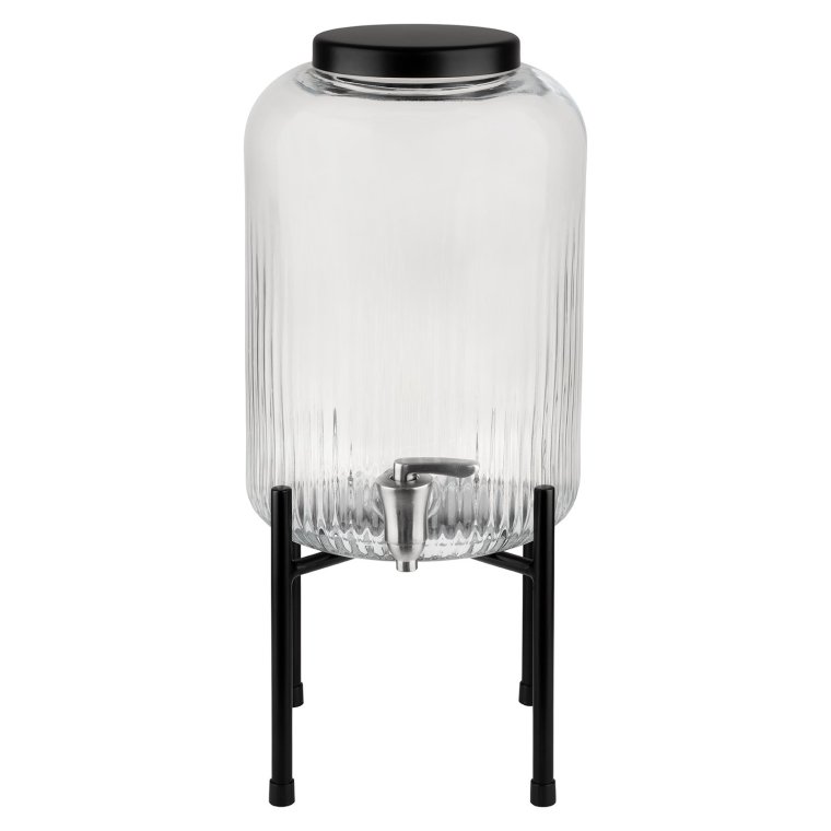 Getränkespender INDUSTRIAL Ø 20 cm, H, 45 cm Glas