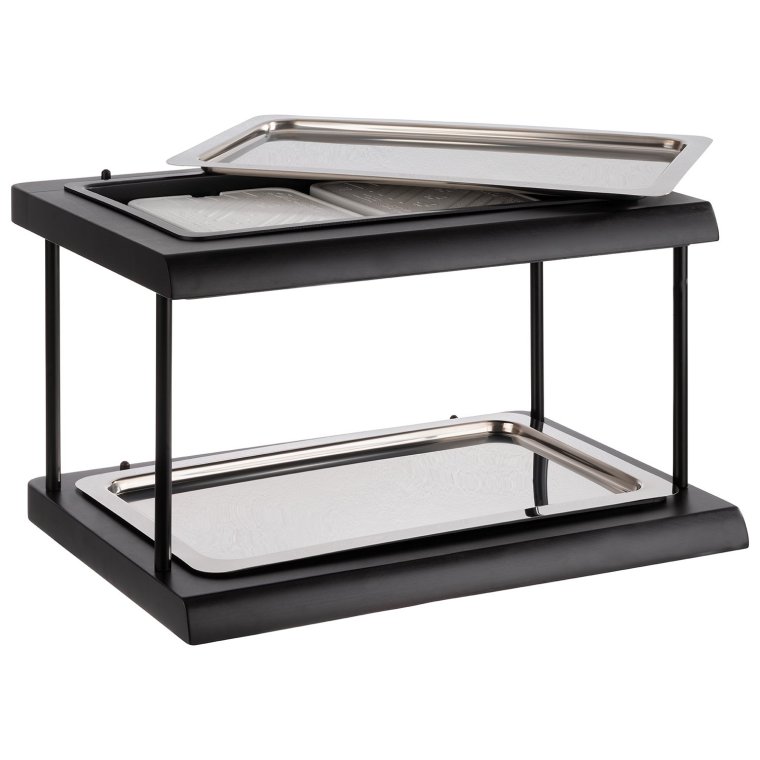 Buffetvitrine DOPPELDECKER 60 x 41 cm, H: 36 cm GN 1/1
