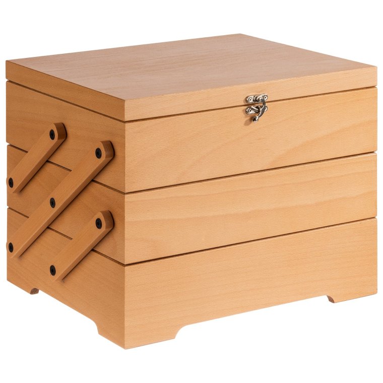 Buffet Box SEWING BASKET Eiche hell 70,5 x 37 cm, H: 53,5 cm GN 1/2