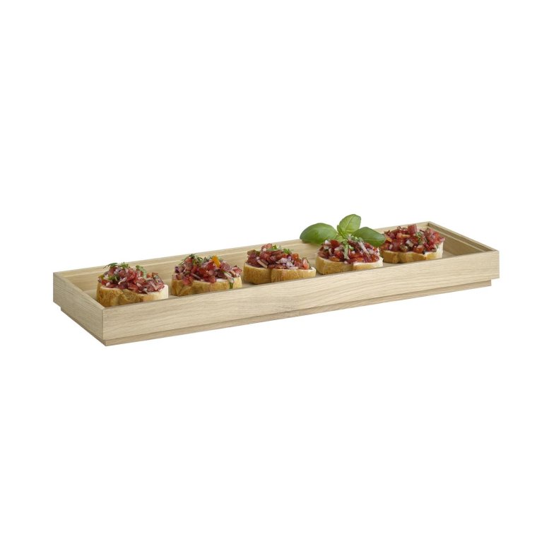 GN 2/4 Holzbox VALO 53 x 16,2 cm, H: 4,5 cm