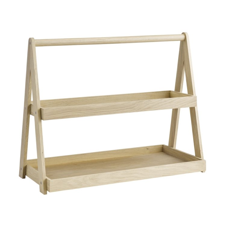 Etagère, 2-stufig VALO 55,5 x 26,5 cm, H: 44,5 cm GN 2/4