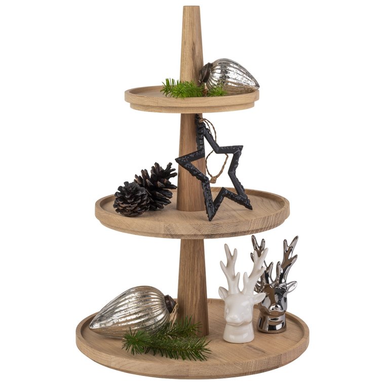Etagère, 3-stufig VALO Ø 30 cm, H: 42 cm
